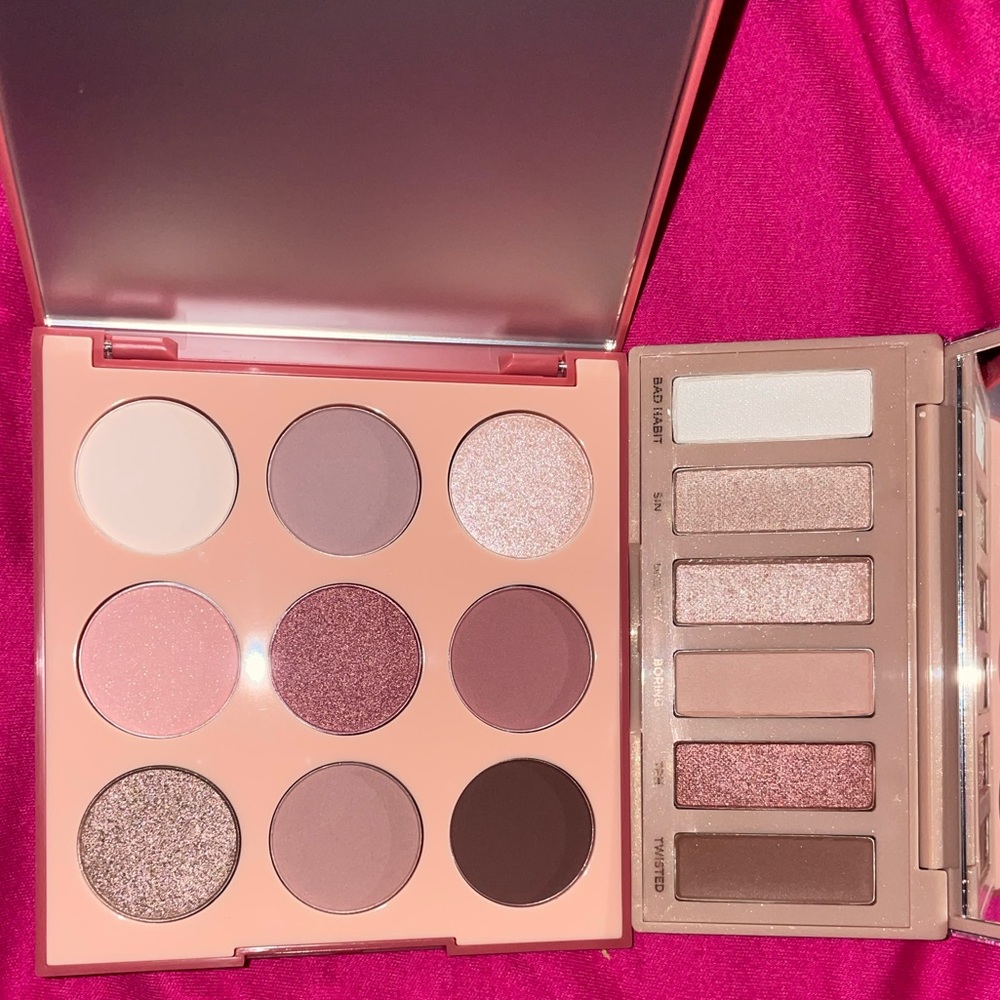 Morphe and Urban Decay Rose Shade Eyeshadow Palette Bundle BNIB